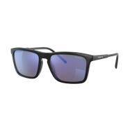 Arnette Unisex Sunglass Shyguy - Frame color: Matte Black, Lens color: Polarized Dark Grey Mirror Water