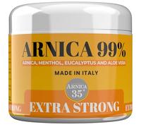 Arnica 35 - Arnica Gel Extra Strong 99%, Refreshing Effect, 500 ml, Intense effect for Relief to Muscles, Joints, Neck and Back, Massage Cream Gel with Menthol, Eucalyptus and Aloe Vera, Made in Italy