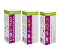 Arnica Cream 3 x 50ml - Natural Muscle & Joint Relief Cream for Bruises, Swelling, Strains & Sprains - Soothing Herbal Skin Care Duo Pack