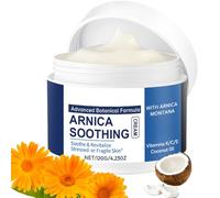 Arnica Soothing Cream - Moisturizing, Nourishing, Revitalizing Botanical Skincare with Vitamins K/C/E & Coconut Oil, for Stressed & Fragile Skin, Arnica Cream Suitable for All Skin Types, 120g