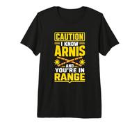 Arnis Kali Martial Arts Warning Premium T-Shirt