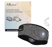 ARniwer Bluetooth Music Headband Wireless Bluetooth Speaker Suitable For Seeping, Doing Yoga, Running, Exercising, Gray, 1 Count (Pack of 1)