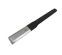 Arno 467863 Solid Steel French Timber Framing Slick Chisel 35 mm (1-3/8 Inch) Wide x 14 Inches Long RC 58-60 PVC Dipped Handles