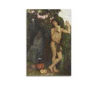 Arnold Bocklin Painting Art《The Shepherd's Lament》Poster Art Canvas Decor Wall Print Photo Home Modern Decoratives 12x18inch(30x45cm)