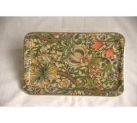Arnold Designs Quality Fibre Glass Tray 28x18cm Midi William Morris Golden Lily