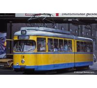 Arnold HN2603D Tram Duewag GT6, one front light, yellow/blue livery "Essen", ep. IV-V, with DCC decoder Loco - Electric