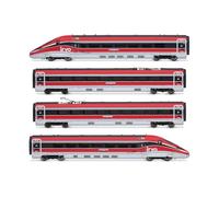 Arnold HN2622S Iryo (Spain), Frecciarossa 1000 Base Set, 4 Elements, ep. VI with DCC Sound decoder, Metal, Red/Silver