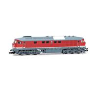 Arnold HN2658S DR, diesel locomotive 132 089-4, red with grey roof, ep. IV, with DCC Sound Decoder, railway layout, for ages +14 Years