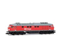 Arnold HN2659S DB Cargo, diesel locomotive 232 573-6, trafic red livery, ep. V-VI, with DCC Sound Decoder, railway layout, for ages +14 Years