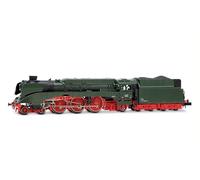 DR, steam locomotive series 18 201, coal tender, 1st original colour scheme (green without decorative