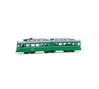 Arnold HN2692 Basel Duewag Straßenbahn grün mit Werbung EP IV-V Eisenbahn Elektr