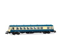 ARNOLD HN2696S DB, 4-axle diesel railcar BR 627.0, blue/beige livery, ep. IV, with DCC Sound decoder, Railway Diesel Locomotive, for ages 14+