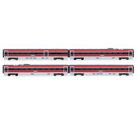 ARNOLD HN3513 FS Trenitalia 1000, N Gauge Train Set | Frecciarossa ETR 1000 "Ducati" additional set, 4 elements, Epoch VI, 1:160 Scale, Model Railway for Collectors