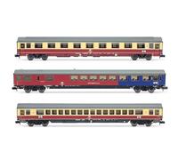 ARNOLD HN4387 DB, TEE "Rembrandt", 3-unit pack restaurant coach + Apmz122 + Avmz207, ep. IV Railway 3x Coaches