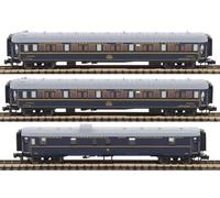 ARNOLD HN4460 RENFE, 3-unit set CIWL Castellano Expreso, laggage van + 2 x Lx sleeping coaches, ep. IV
