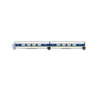 Arnold HN4463 RENFE, 2-unit pack Talgo 200, 2 x 2nd class coach, white and blue with yellow stripe, ep. V 1:160 Scale N gauge
