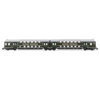 Arnold HN4470 DR, 2-unit double-decker coach DB7, bottle green/grey "DEUTSCHE REICHSBAHN", ep. III Rolling Stock - Coaches