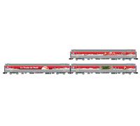 Arnold HN4473 SNCF, 3-unit pack Train de Noël - Coca-Cola 2010, epVI Passenger Coaches