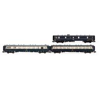 Arnold HN4489 CIWL, 3-unit pack Etoile du Nord, set 2-2 (DD3, VPC Fleche d'Or, VP Étoile du Nord), ep. II Passenger Coaches, Cream-blue