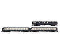Arnold HN4489 CIWL, 3-unit pack Etoile du Nord, set 2-2 (DD3, VPC Fleche d'Or, VP Étoile du Nord), ep. II Passenger Coaches, Cream-blue