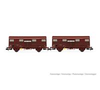 Arnold HN6572 SNCF "Aquitaine Express", 2-unit pack covered 2-axle wagons type