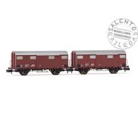 ARNOLD HN6574 1:160 N 2 Closed Freight Cars FS Type Gs Red Livery Va