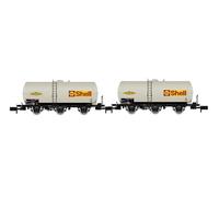 ARNOLD HN6609 SNCF, 2-unit pack of 3-axle tank wagons, SHELL, ep. IV Freight Wagons