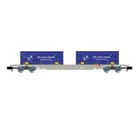 Arnold HN6659 DBAG Bogie Flat Wagon w/2x22' Rhienkraft Container V