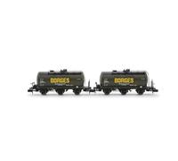 ARNOLD HN6673 RENFE, 2-unit set 3-axle tank wagons Borges, epIII Freight Wagons