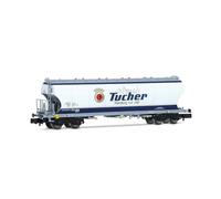 Arnold HN6708 4-axle cereal hopper wagon, light blue livery Tucher, ep. V-VI Freight Wagons