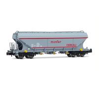 Arnold HN6709 FS, hopper wagon type Uagpps, Monfer livery, grey with red stripes, new inscriptions, ep. VI Freight Wagons