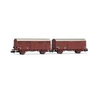 ARNOLD HN6719 DR, 2-unit pack Gs wagons, brown livery, one with rear red light, ep. IV, Railway Rolling Stock Wagons, for ages 14+