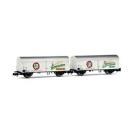 ARNOLD HN6749 DR, 2-unit pack of 2-axle beer wagons "Wernesgrüner", ep. IV Railway Wagons