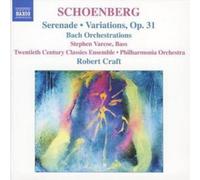 20Th C Clas Ens:Phil:Craft - SCHOENBERG: Serenade / Variations for Orchestra / Bach Orchestrations