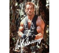 Arnold Schwaezenegger - Predator Autographed Signed A4 Photo Print