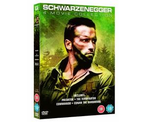 Arnold Schwarzenegger 4 Movie Collection: Predator, The Terminator, Commando & Conan The Barbarian [DVD]