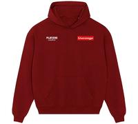 Arnold Schwarzenegger Logo Men's Hoodie - Red / 2XL