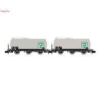 Arnold SNCF 3 Axle Tank Wagon BP Set (2) IV N Gauge