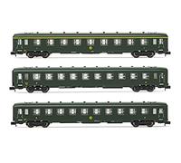 Arnold - SNCF, 3-unit pack DEV AO coaches (A9, 2 x B10), green, ep. III