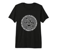 Arnold's Maze Secret Map with Quote Premium T-Shirt