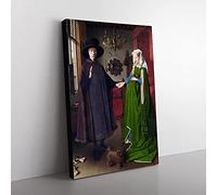 Arnolfini Portrait by Jan Van Eyck Canvas Wall Art Print 30x20 Inch