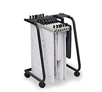 Arnos Filing Trolley Not Lockable Black D062