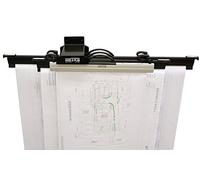 Arnos Hang A Plan Front Load Wall Rack Black - D064