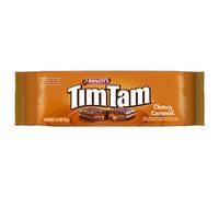 Arnott’s Tim Tam Biscuits Bars with Milk Chocolate Flavour Coating, Chewy Caramel 175g (Pack of 8)