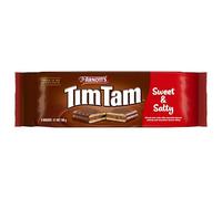 Arnott’s Tim Tam Sweet & Salty Chocolate Flavour Biscuits 165g - 9 Pack Chocolate Coated Sandwich Cookies - Single Pack