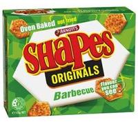 Arnotts Shapes Barbecue Original Flavour Crackers, Oven Baked, 175g