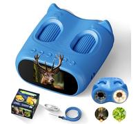 ARNSSIEN 2-in-1 Kids 1000x Microscope & Telescope, Science Kit for kids