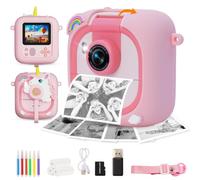 ARNSSIEN kids camera instant print, 1080P, 180° Flip Lens, 2.4" Screen