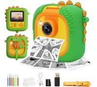 ARNSSIEN kids camera instant print, 1080P, 180° Flip Lens, 2.4" Screen