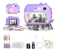 ARNSSIEN kids camera instant print, 7 Rolls Paper, 1080P, 2.4" Screen